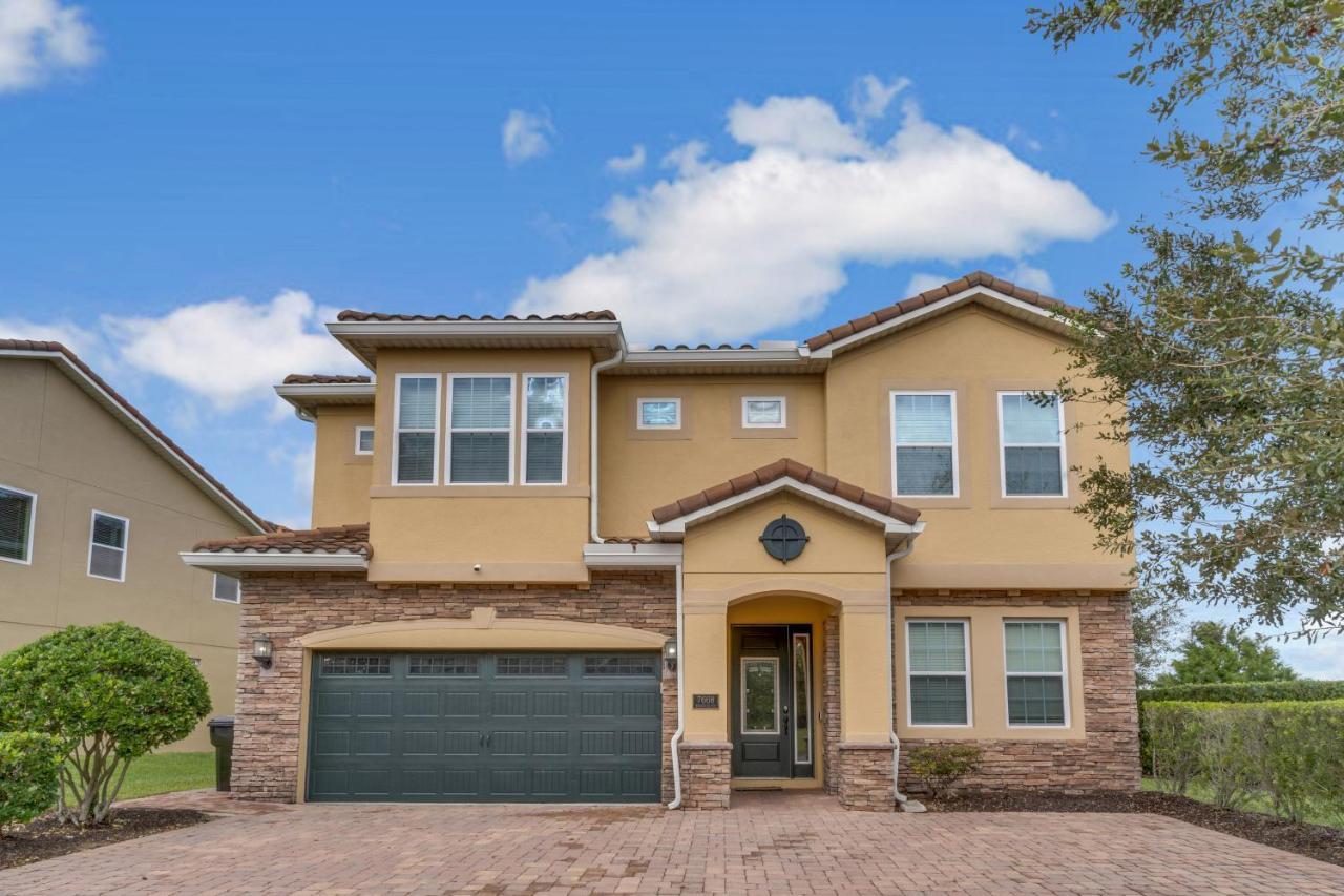Huge 10 Bdr Family House With Arcades And Free Pool Heat Near Disney Orlando Kültér fotó