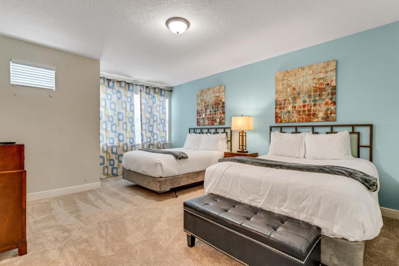 Huge 10 Bdr Family House With Arcades And Free Pool Heat Near Disney Orlando Kültér fotó